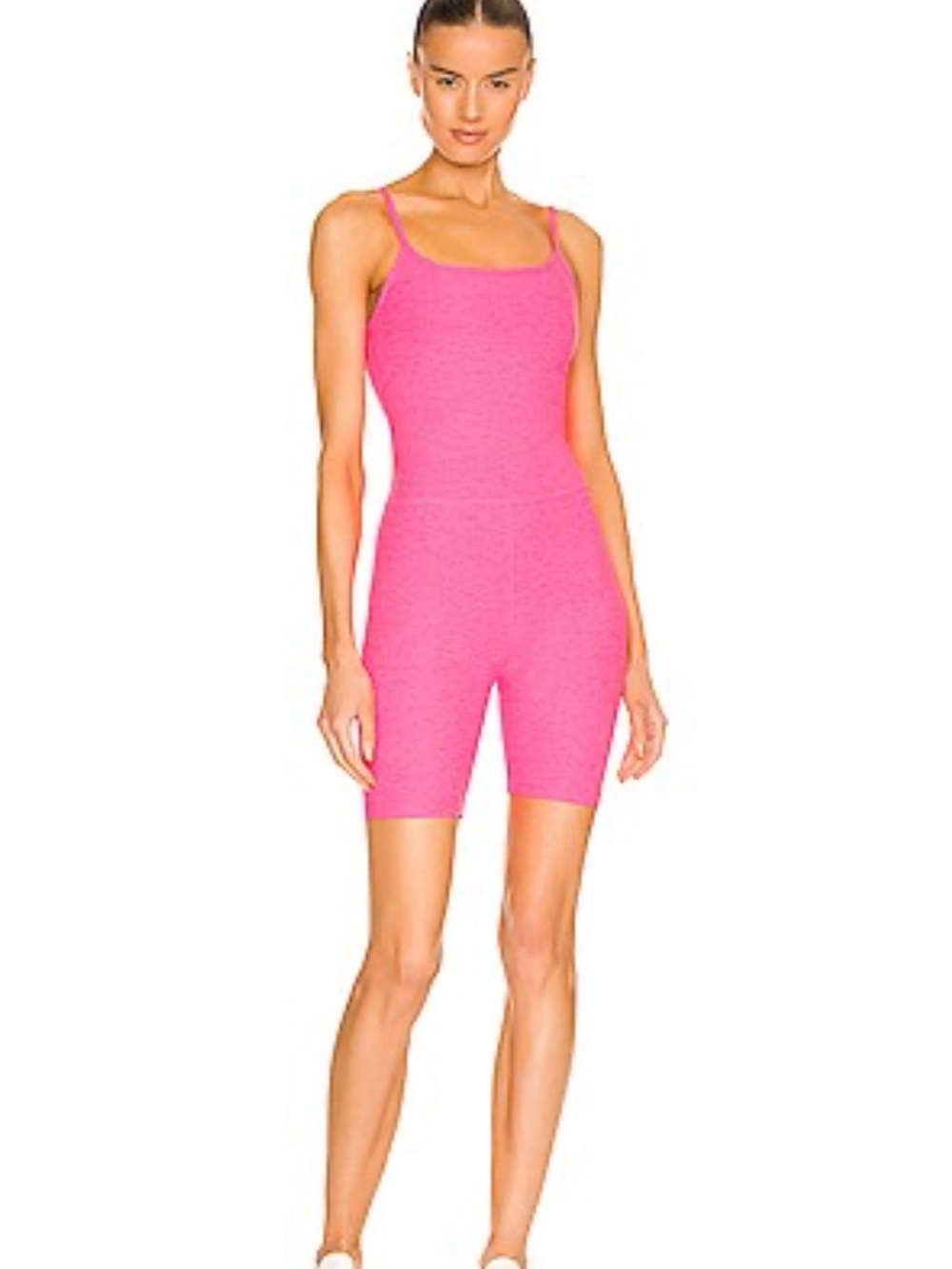 Beyond Yoga Magenta Scoop-Neck Active jumpsuit onesie